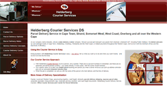 Desktop Screenshot of helderbergcourierservices.co.za