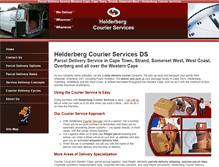 Tablet Screenshot of helderbergcourierservices.co.za